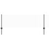 vidaXL Valla con Poste Gris