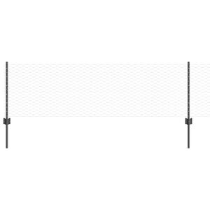 vidaXL Valla hexagonal con poste 25 x 0,6 m Acero recubierto de PVC