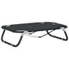 vidaXL Cama para perros plegable tela oxford y acero gris antracita