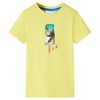 Camiseta infantil amarillo 128