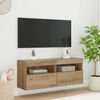 vidaXL Mueble de TV Montado en la Pared Roble artesanal