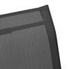 vidaXL Sillas de jard&iacute;n apilables 4 unidades textilene negro