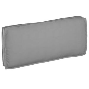 vidaXL Coj&iacute;n Tela Oxford Gris 120 x 50 x 12 cm