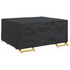 vidaXL Funda para muebles Liso Negro 200 x 160 x 70 cm 600D