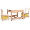 vidaXL Mesa infantil con 2 sillas MDF