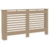 vidaXL Cubierta para radiador MDF 152x19x81,5 cm