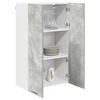 vidaXL Mueble colgante con puerta Gris Concreto 60 x 31 x 100 cm