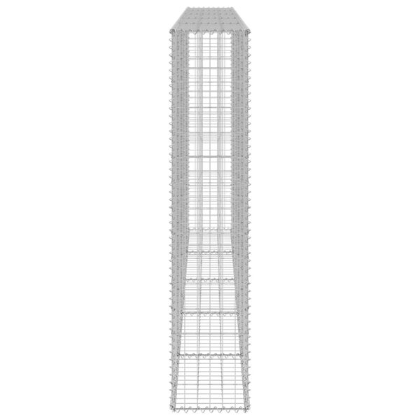 vidaXL Muro de gaviones con cubiertas acero galvanizado 300x30x150 cm