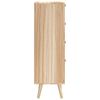 vidaXL Aparador alto con cajones madera contrachapada 40x30x95 cm