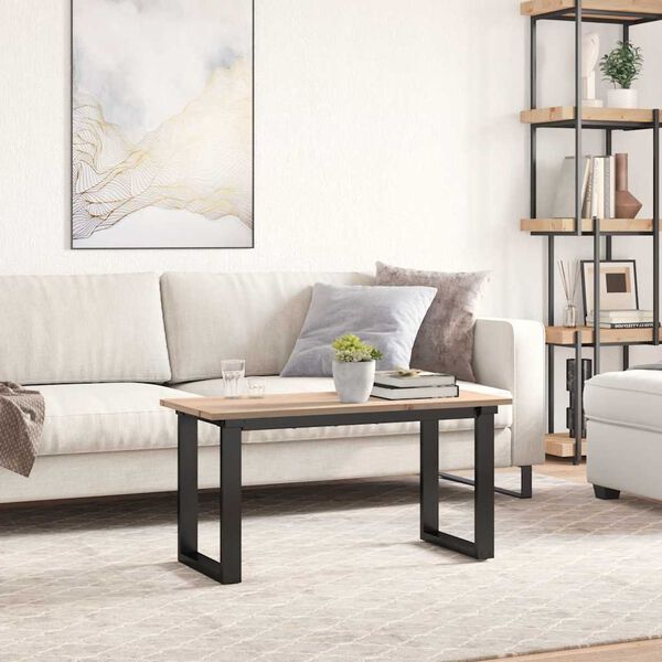 vidaXL Tablero de mesa rectangular madera maciza pino 90x40x1,7 cm