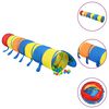 vidaXL Túnel de juego para niños poliéster multicolor 245 cm