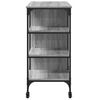 vidaXL Carrito de cocina madera ingenier&iacute;a gris Sonoma 100x45x89,5 cm