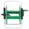 vidaXL Carrete de rollo para manguera de pie acero verde 45 m 1/2"