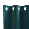 vidaXL Cortinas opacas 2 pcs Verde oscuro 140 x 140 cm Terciopelo