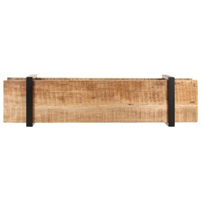 vidaXL Mueble para TV de madera maciza de mango rugosa 160x40x40 cm