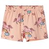 Pijama infantil de manga corta naranja claro 128