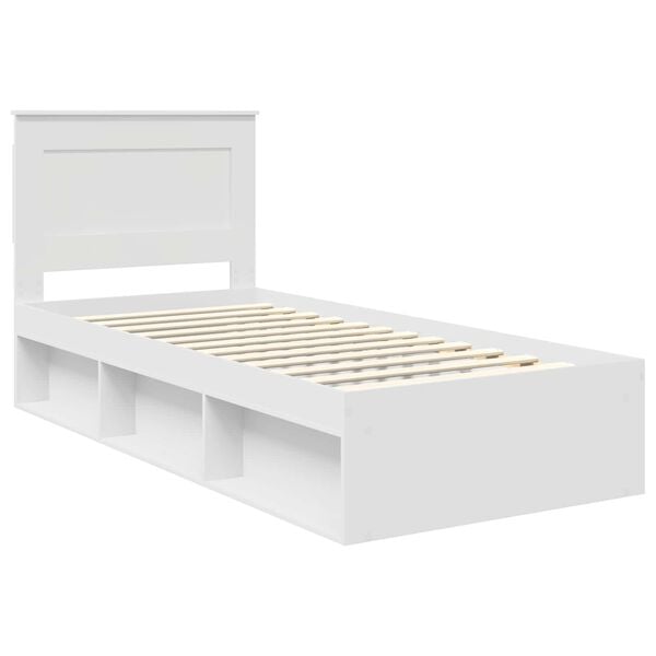 vidaXL Estructura de cama 90 x 190 cm Madera de pino macizo