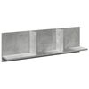 vidaXL Mueble de pared madera ingenier&iacute;a gris hormig&oacute;n 100x16,5x30 cm