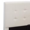 vidaXL Cama canap&eacute; hidr&aacute;ulica sin colch&oacute;n blanco 120x200 cm