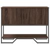 vidaXL Mesa consola madera de ingeniería marrón roble 100x35x74,5 cm