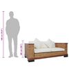 vidaXL Juego de sofás con cojines 2 piezas ratán natural marrón