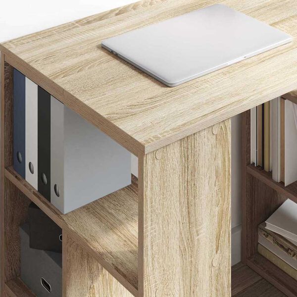 vidaXL Escritorio Roble Sonoma 90 x 50 x 75 cm Madera contrachapada