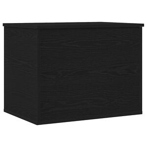 vidaXL Caja de Almacenamiento Roble negro 60 x 42 x 46 cm