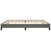 vidaXL Estructura cama sin colch&oacute;n terciopelo gris oscuro 200x200 cm