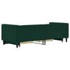 vidaXL Sof&aacute; cama nido con cajones terciopelo verde oscuro 80x200 cm