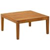 vidaXL Mesa de Jard&iacute;n Madera de Acacia S&oacute;lida Natural 60 x 60 x 30 cm