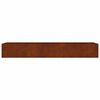 vidaXL Jardinera acero corten 280x80x40 cm