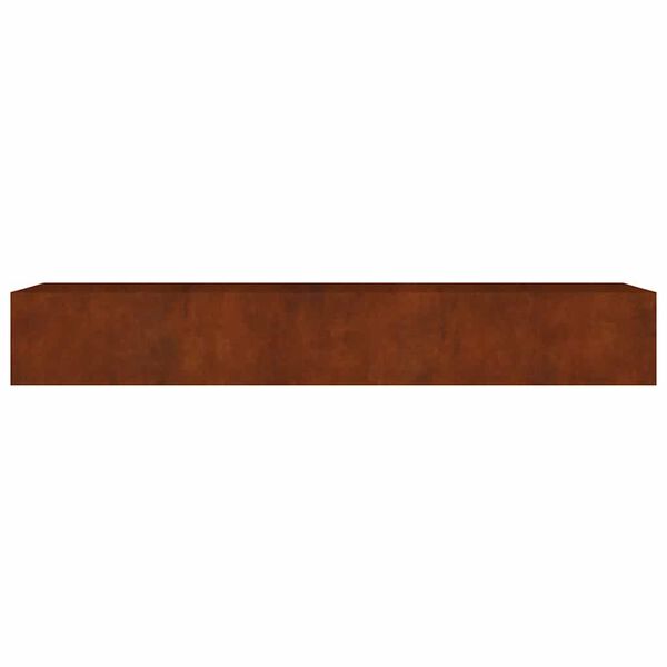 vidaXL Jardinera acero corten 280x80x40 cm