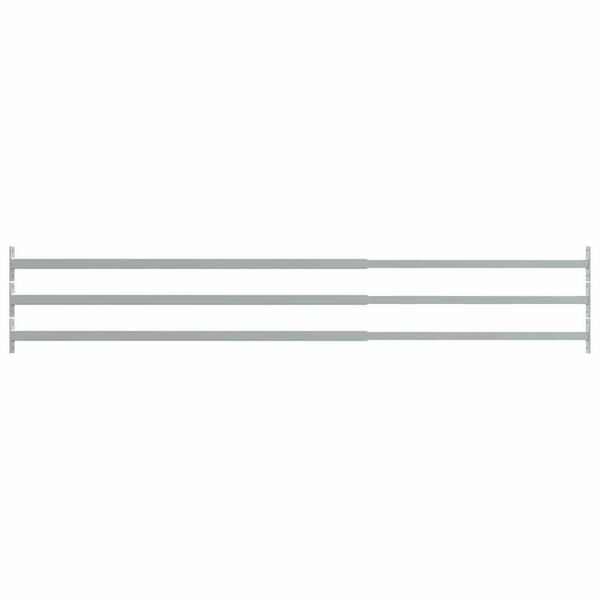 vidaXL Barras de seguridad ajustables para ventanas 3 uds 710-1200 mm