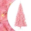 vidaXL &Aacute;rbol de Navidad con 300 LED con soporte Rosa 240 cm PVC