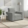 vidaXL Sill&oacute;n sof&aacute; gris claro 60 cm terciopelo