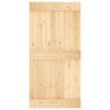 vidaXL Puerta NARVIK Natural 100 x 210 cm Madera de Pino S&oacute;lido
