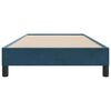vidaXL Estructura de cama sin colch&oacute;n terciopelo azul oscuro 80x220 cm