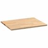 vidaXL Encimera de cocina rectangular madera maciza roble