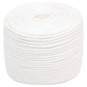vidaXL Cuerda multiusos 6 mm 250 m Blanco PP 240 kg Carga m&aacute;x.