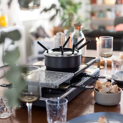Livoo Set de fondue y raclette para 12 personas 1650 W