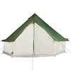 vidaXL Tienda de campaña familiar tipi 12 personas impermeable verde