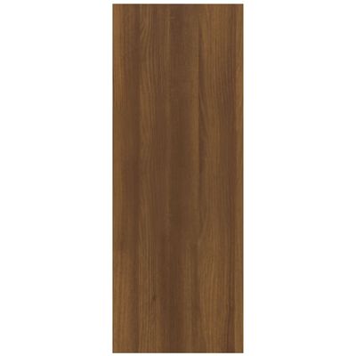 vidaXL Mesa consola madera contrachapada roble marrón 78x30x80 cm