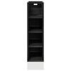 vidaXL Gabinete Base de Cocina Roble negro 20 x 44,5 x 81,5 cm