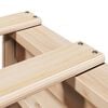 vidaXL Estructura de cama sin colch&oacute;n madera de pino maciza 120x200 cm