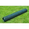vidaXL Alambrada de gallinero con revestimiento PVC verde 25x0,75 m