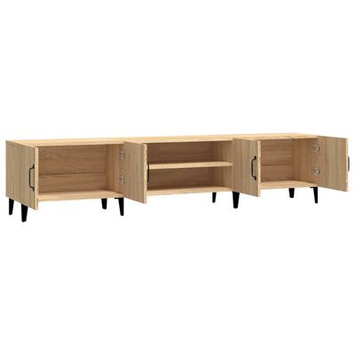 vidaXL Mueble para TV madera contrachapada roble Sonoma 180x31,5x40 cm