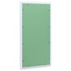 vidaXL Panel de acceso Verde y Plata 45 x 85 cm Aluminio y Pladur