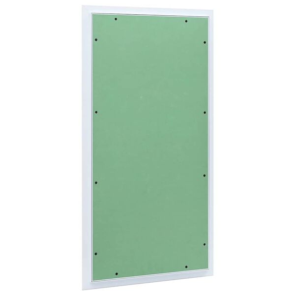 vidaXL Panel de acceso Verde y Plata 45 x 85 cm Aluminio y Pladur