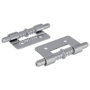 vidaXL Pestillo 2 uds. Plateado 46 x 17 x 1,2 mm Acero