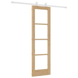 vidaXL Puerta Corredera ORKDAL Natural 61 x 198,5 cm